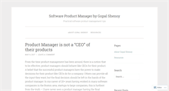 Desktop Screenshot of productmanagementtips.com