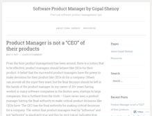 Tablet Screenshot of productmanagementtips.com